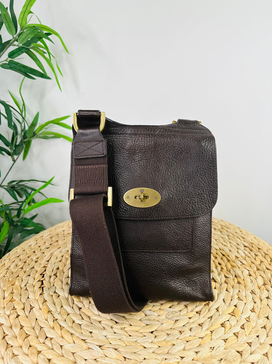 Leather Messenger Bag