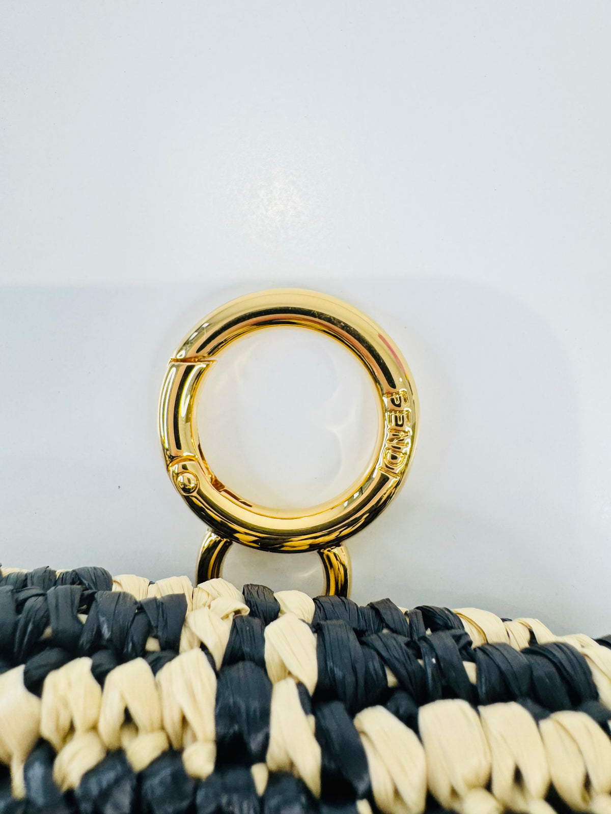 Raffia Nano Baguette Charm