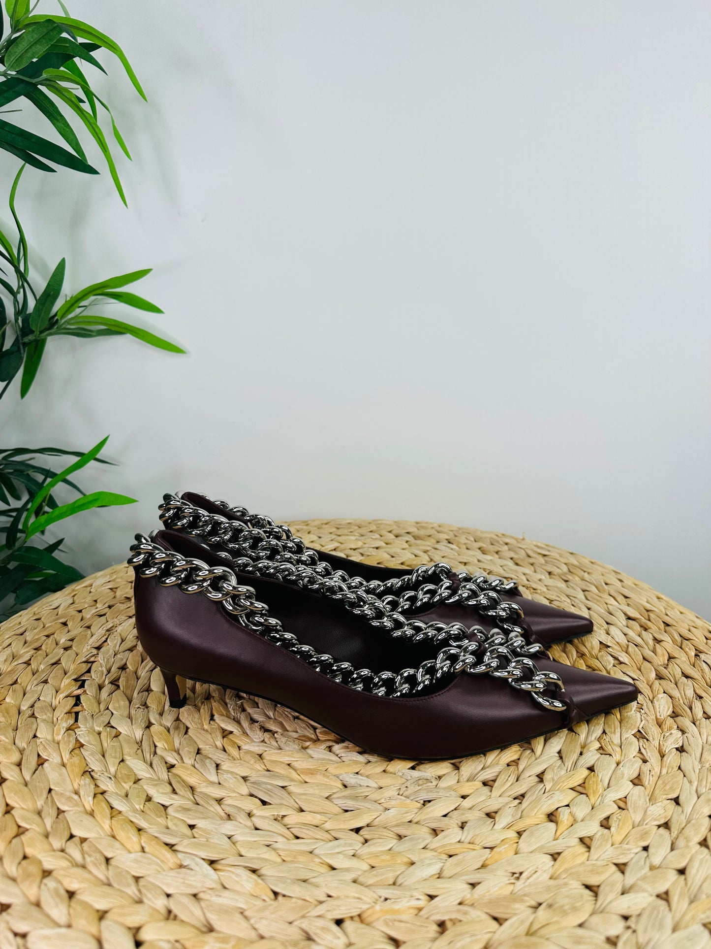 Chain Kitten Heels - Size 39