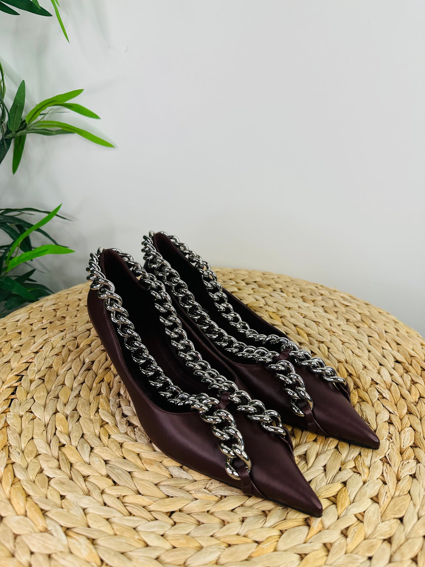 Chain Kitten Heels - Size 39