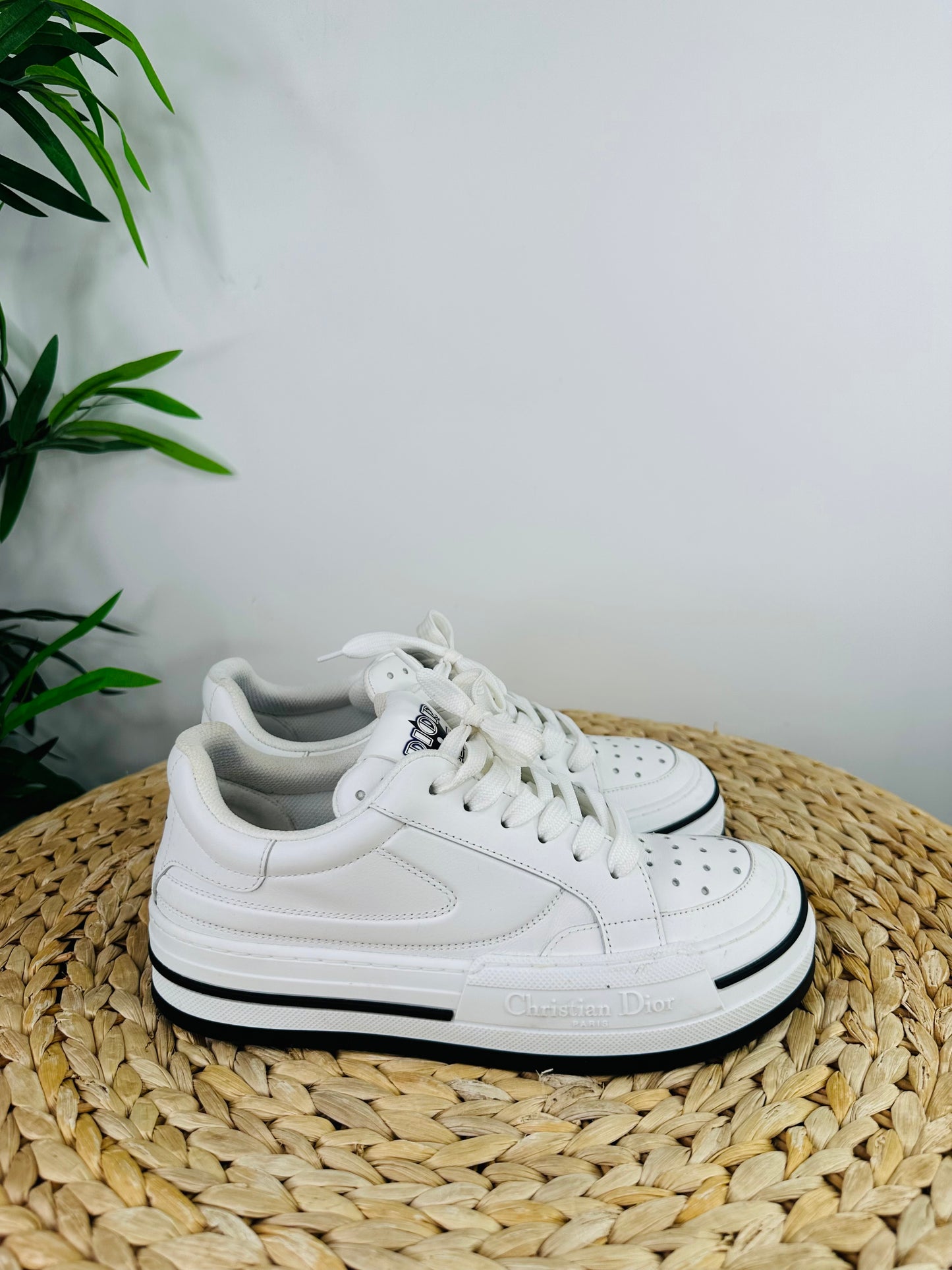 Leather Trainers - Size 36