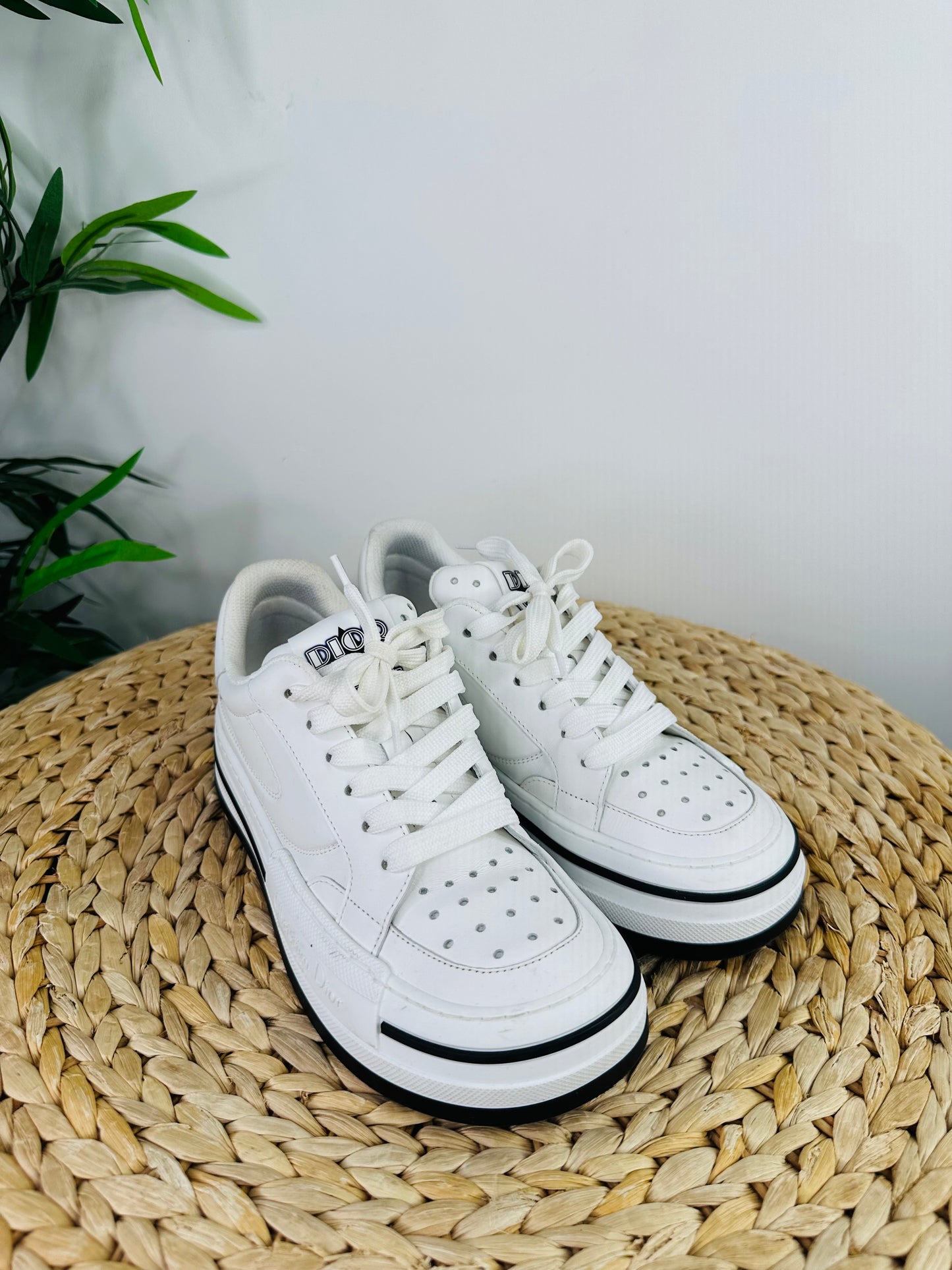 Leather Trainers - Size 36