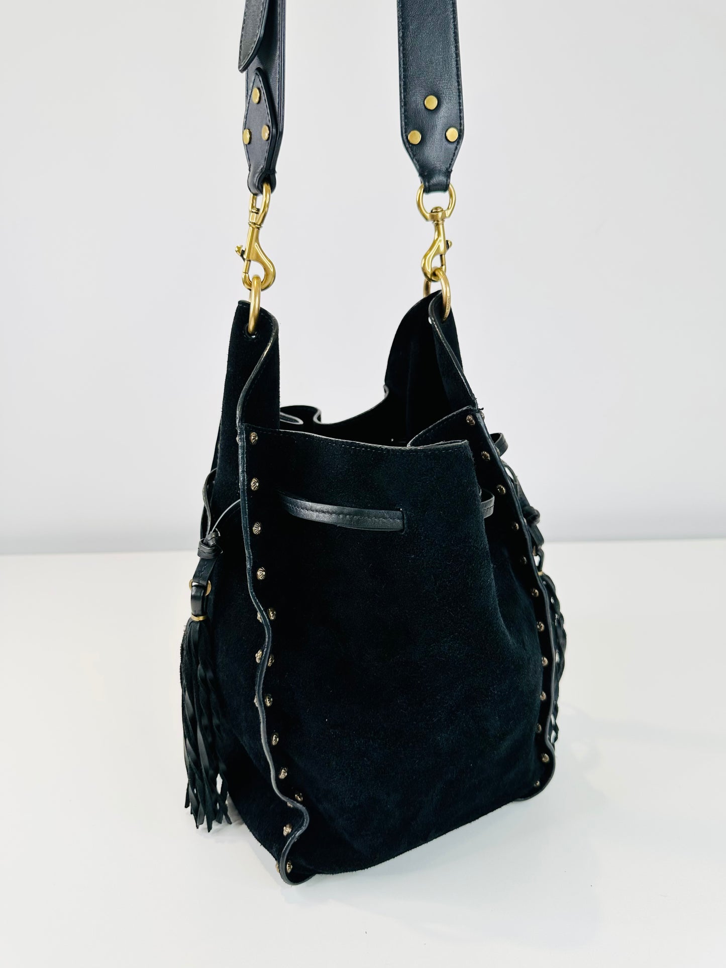 Radja Suede Shoulder Bag