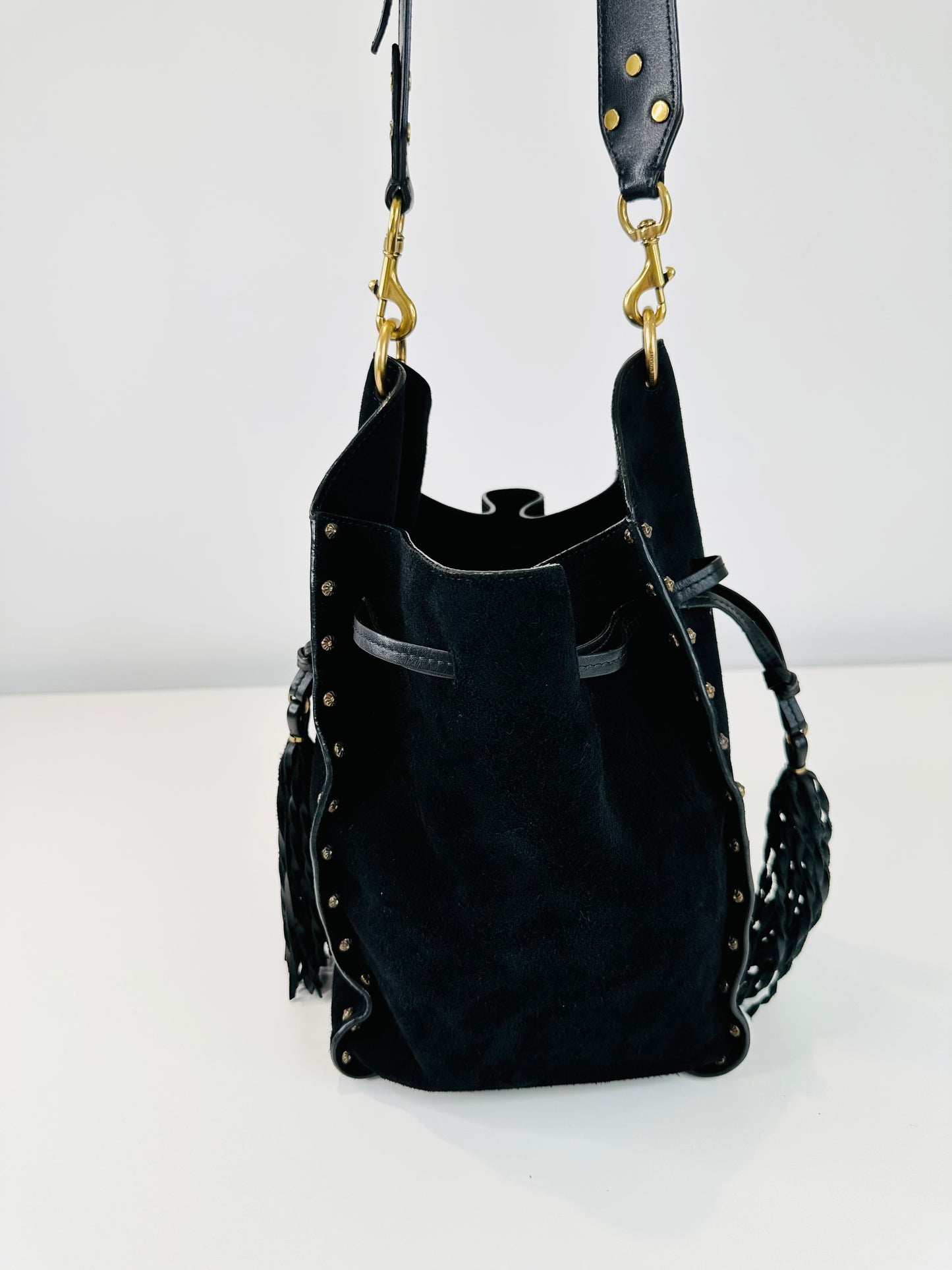 Radja Suede Shoulder Bag