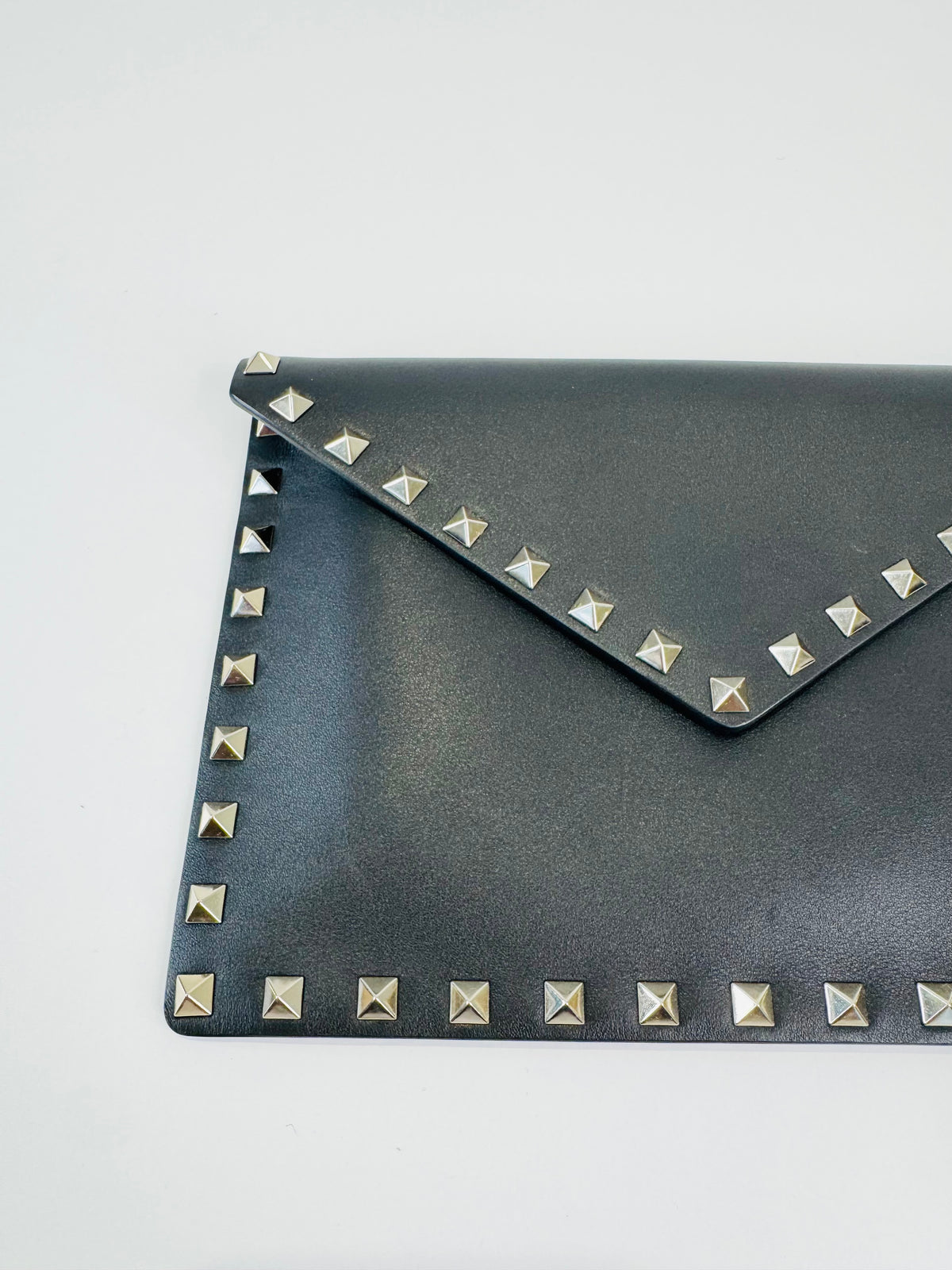 Leather Rockstud Pouch