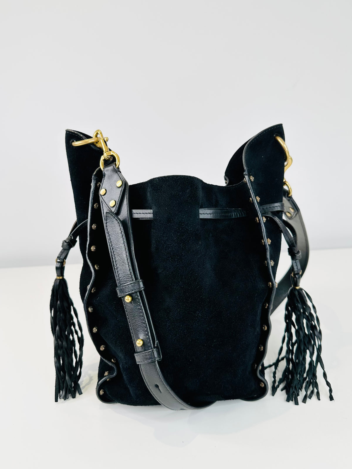 Radja Suede Shoulder Bag