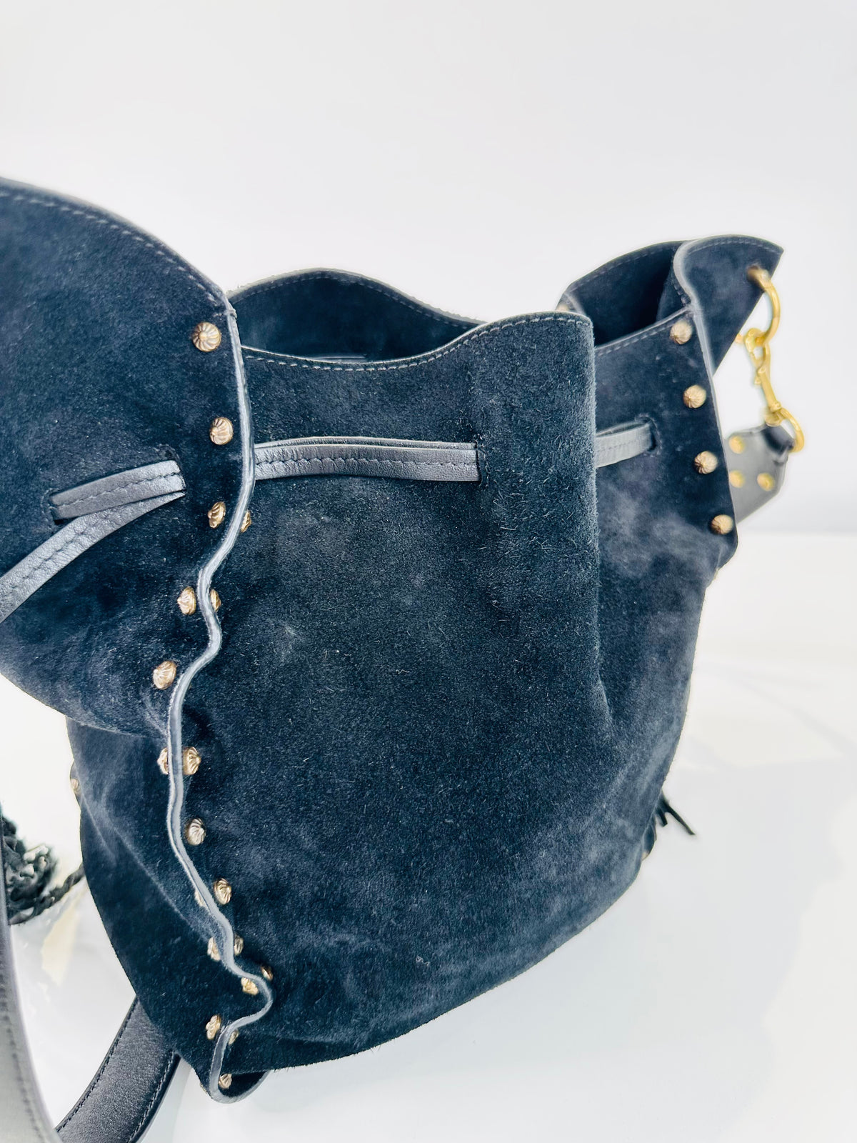 Radja Suede Shoulder Bag