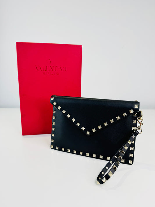 Leather Rockstud Pouch