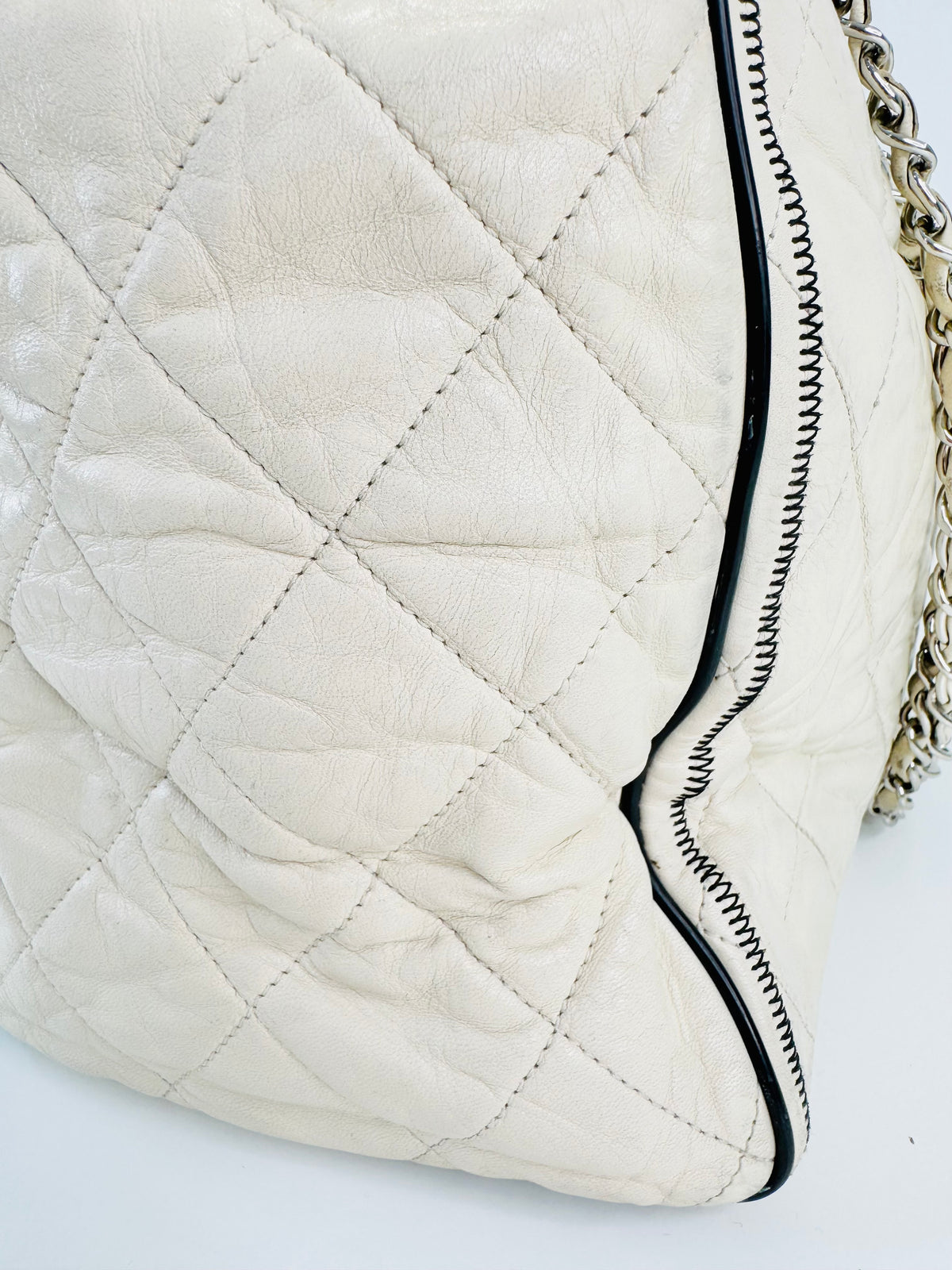 Quilted Lambskin East/West Reissue Tote
