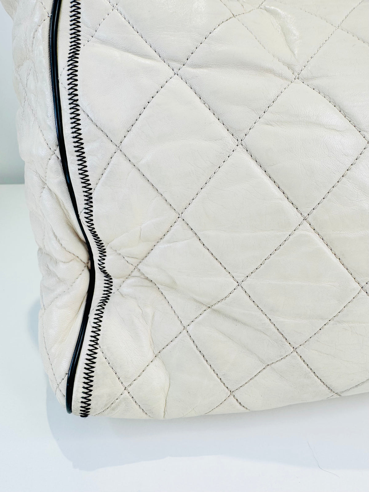 Quilted Lambskin East/West Reissue Tote