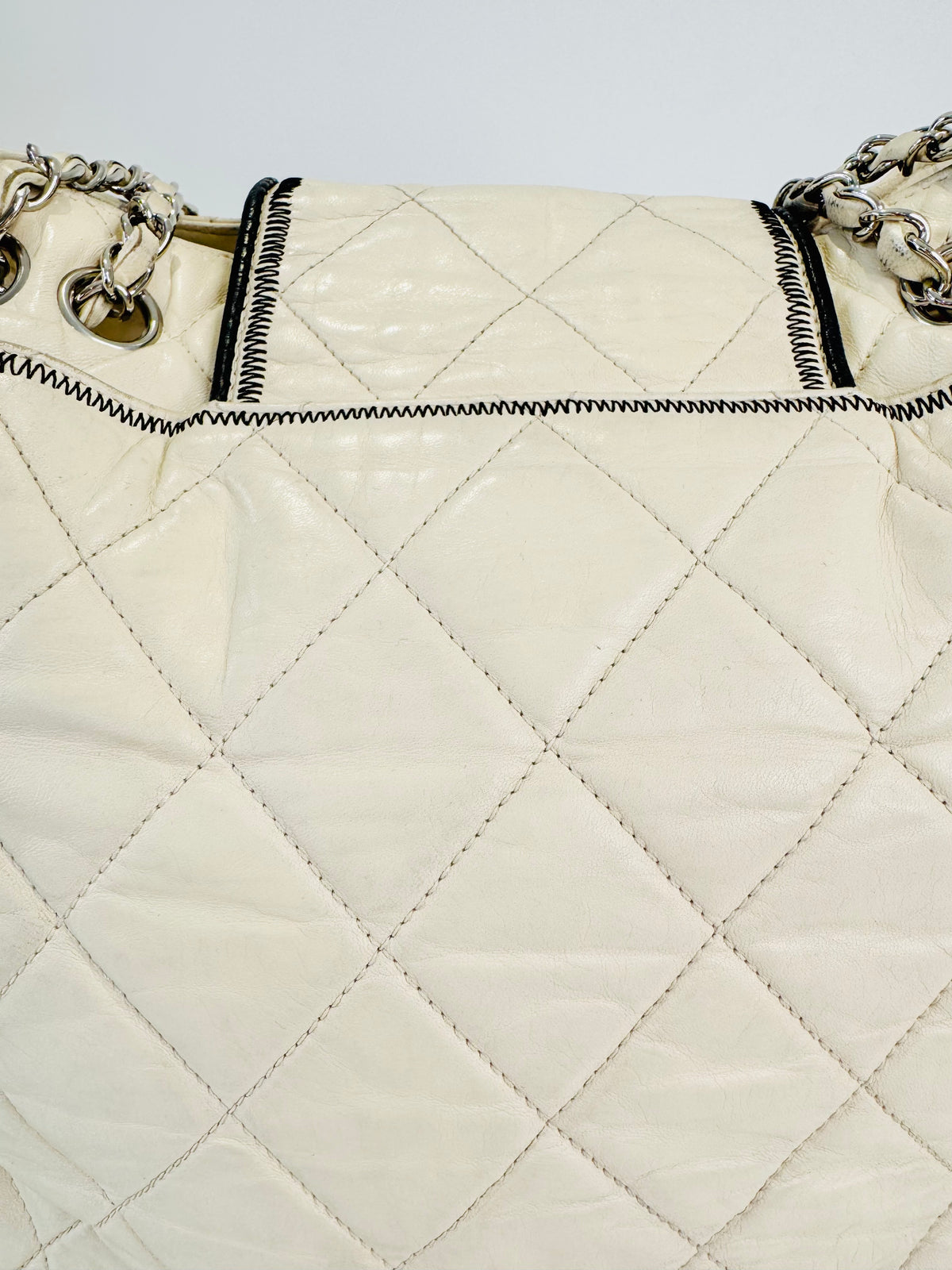 Quilted Lambskin East/West Reissue Tote