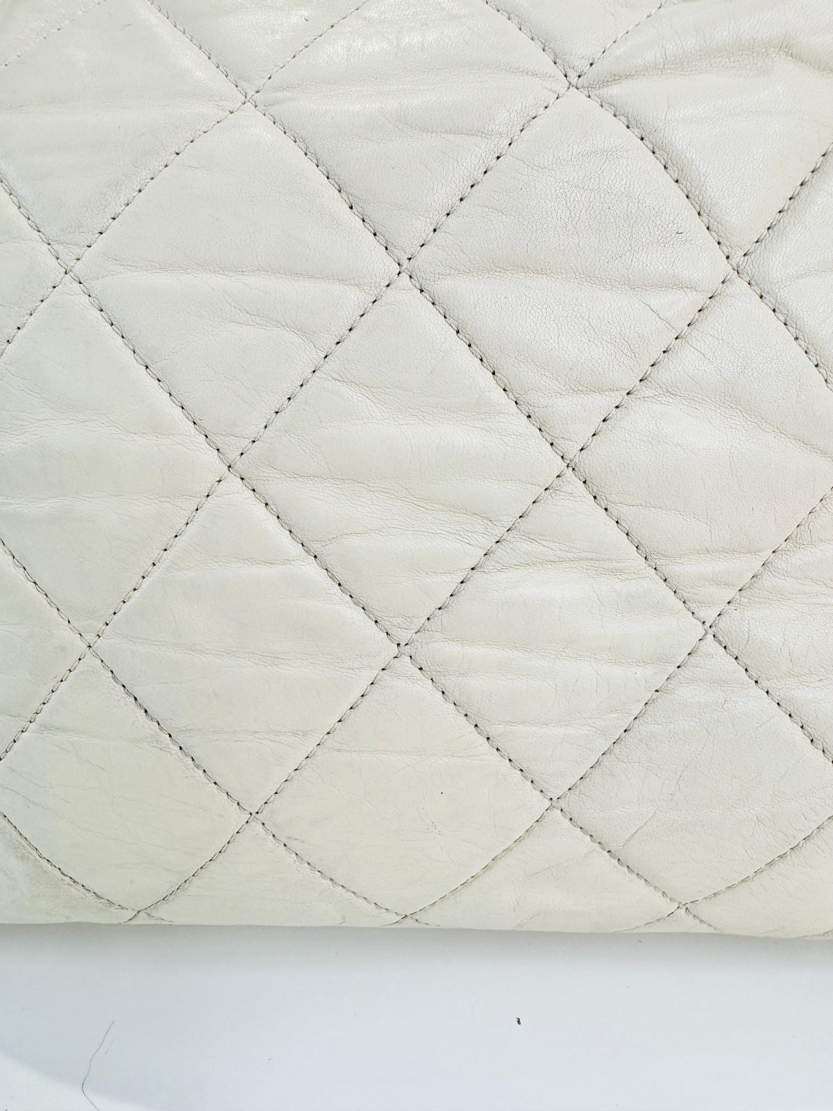 Quilted Lambskin East/West Reissue Tote