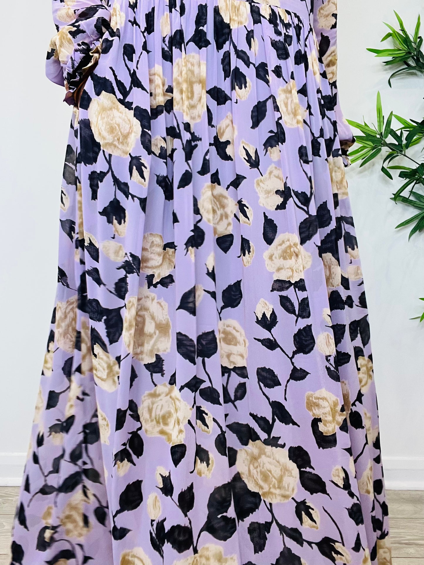 Floral Maxi Dress - Size 36