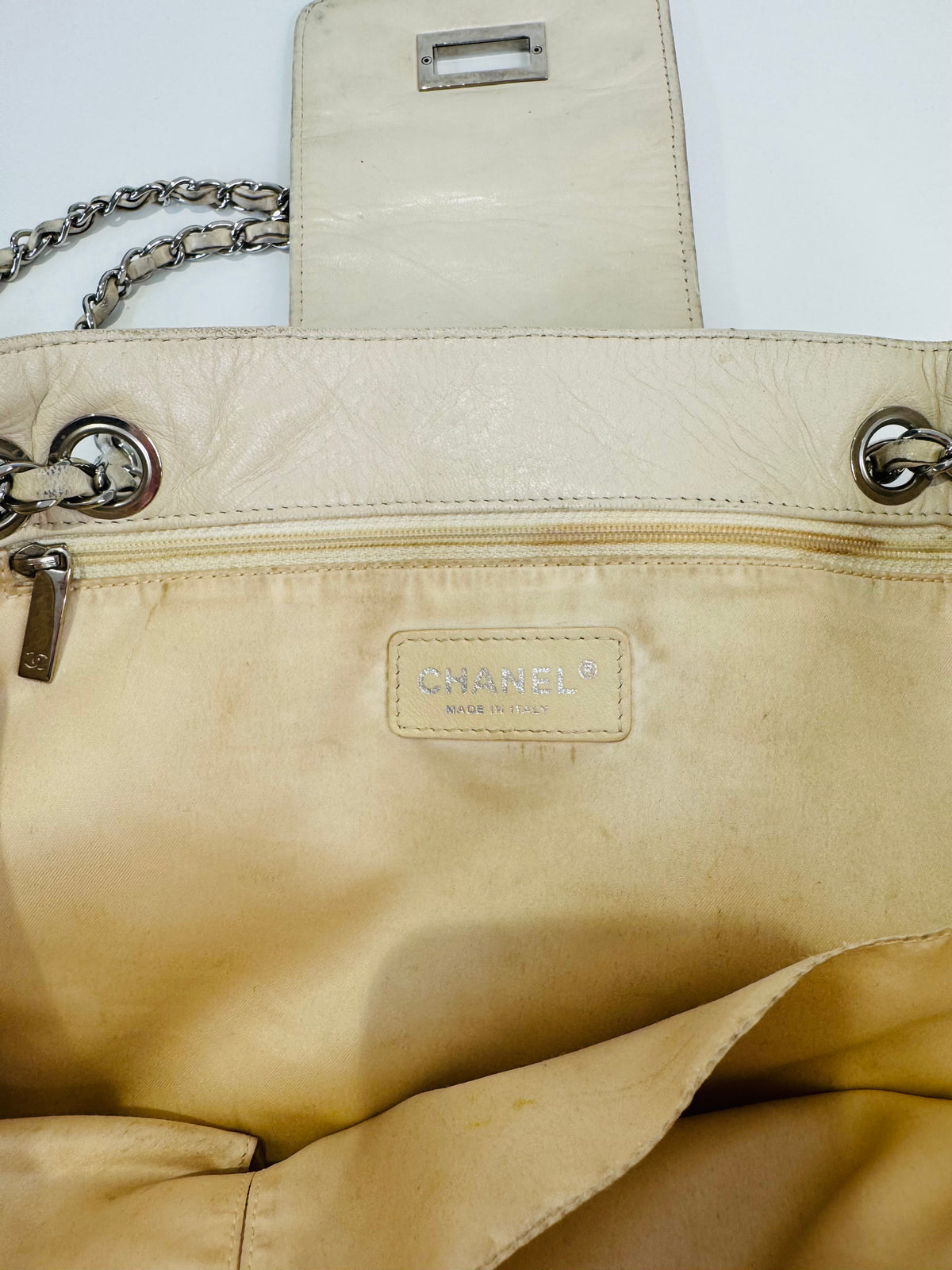 Quilted Lambskin East/West Reissue Tote