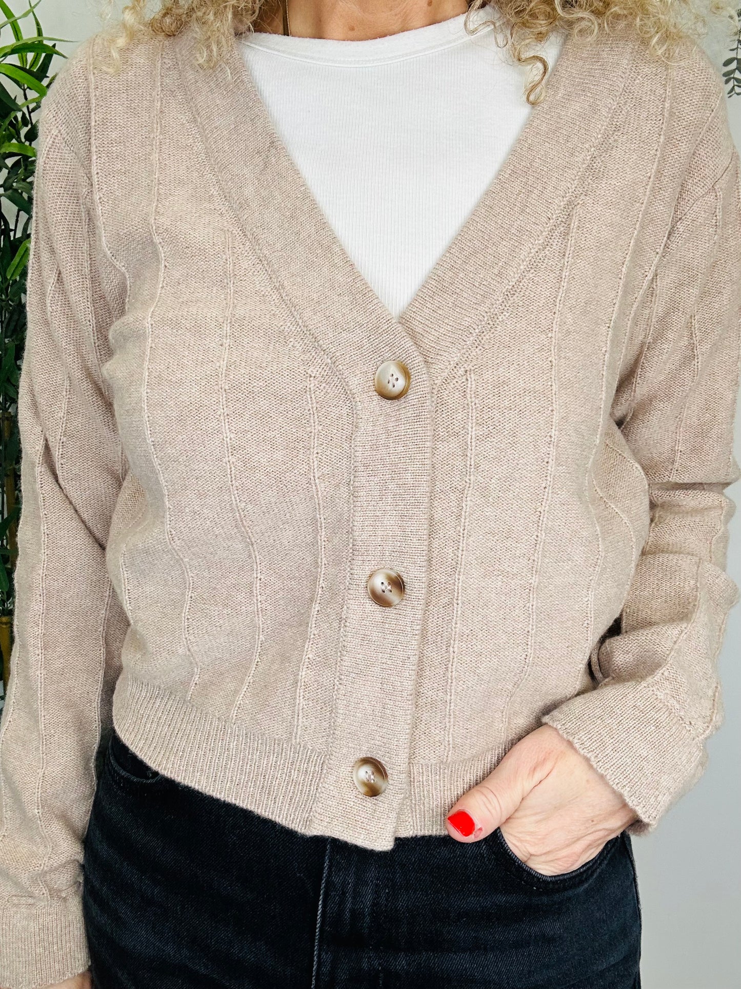 Wool Cardigan - Size S