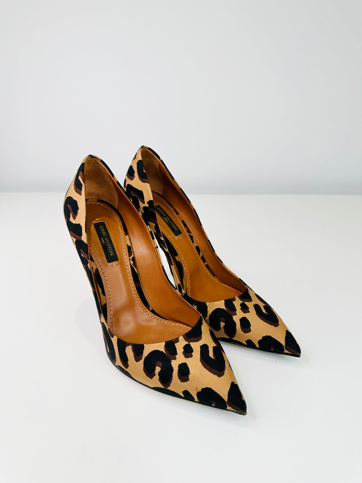 Leopard Print Pumps - Size 37.5