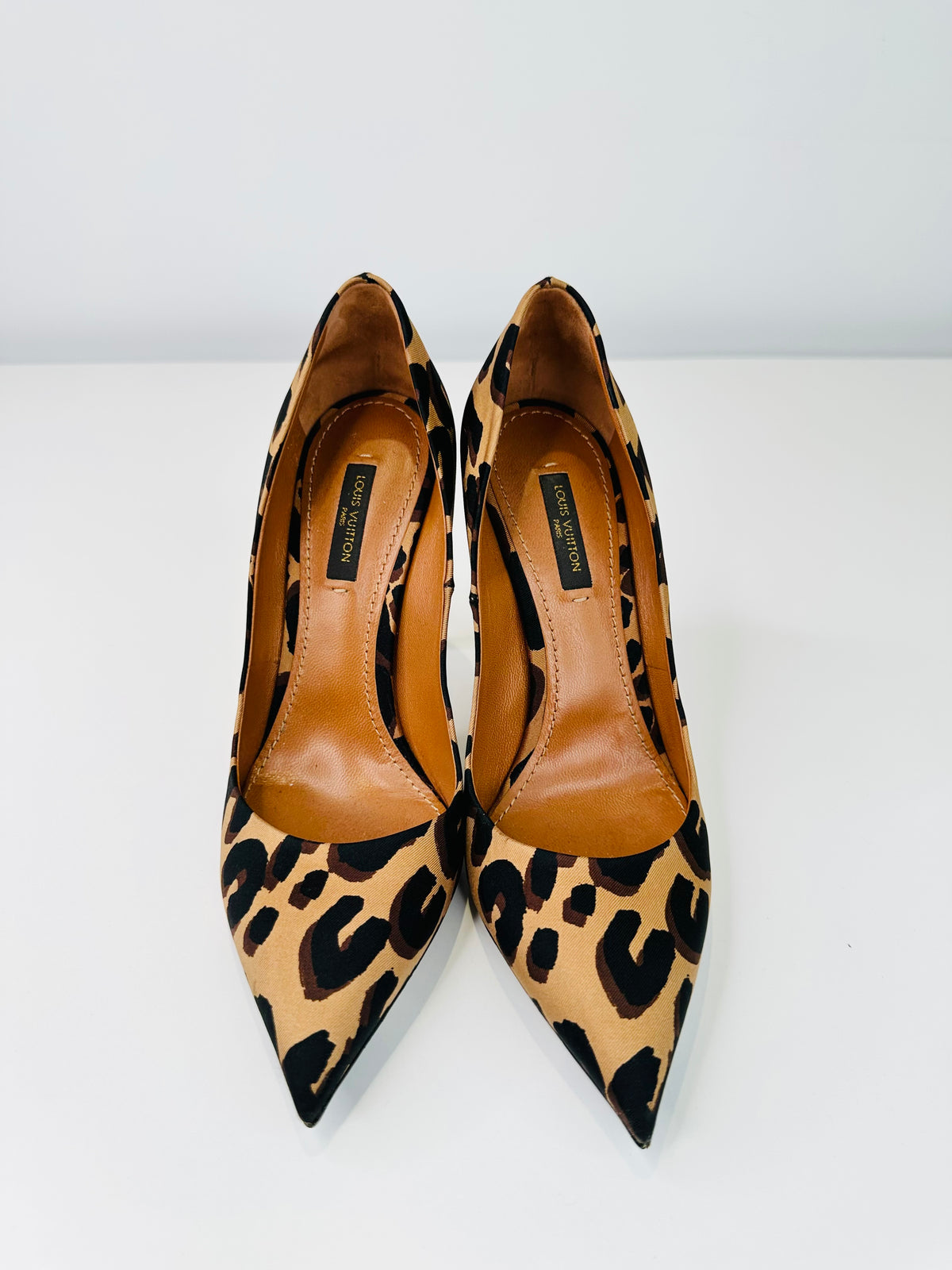 Leopard Print Pumps - Size 37.5
