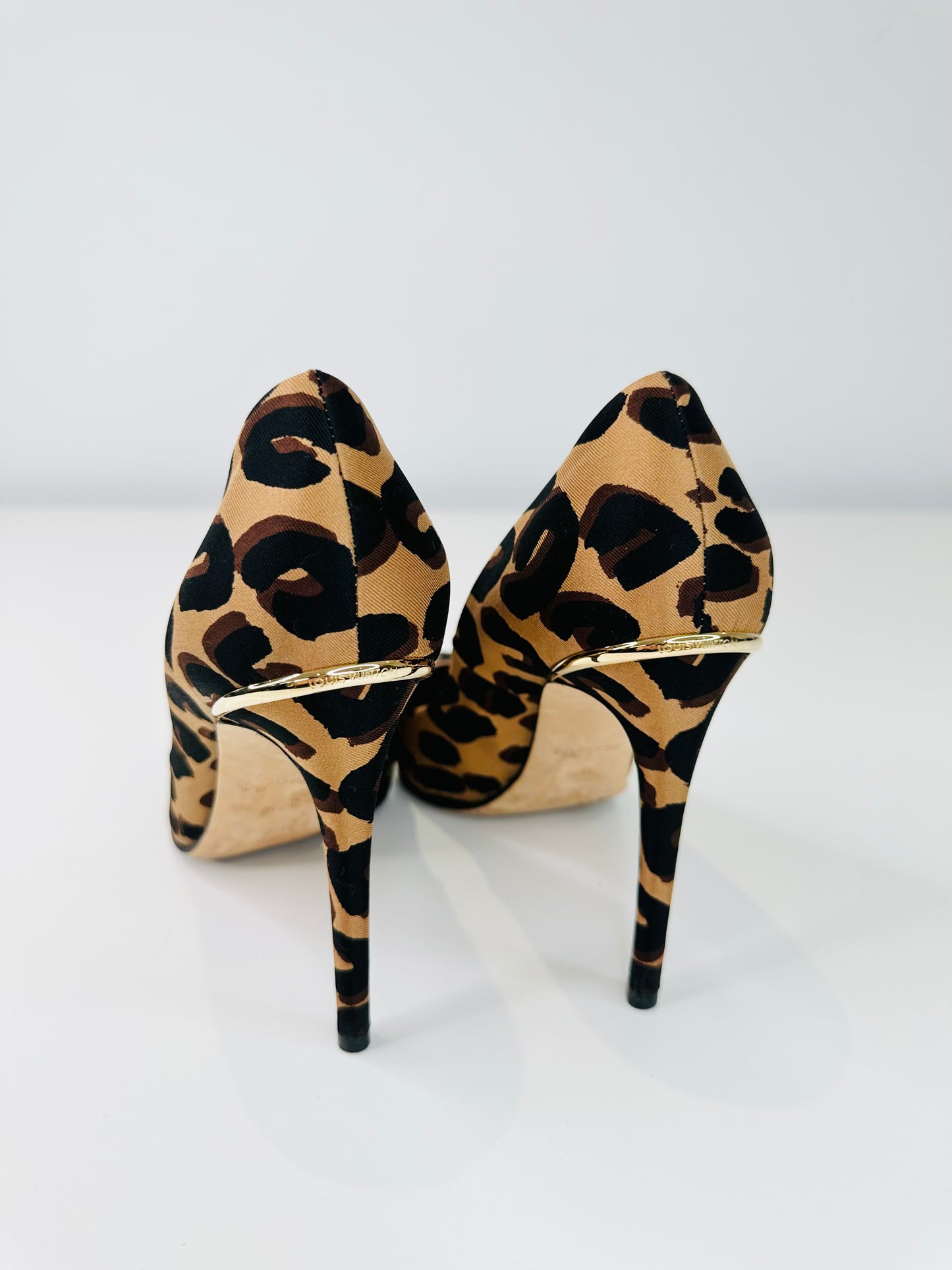 Leopard Print Pumps - Size 37.5