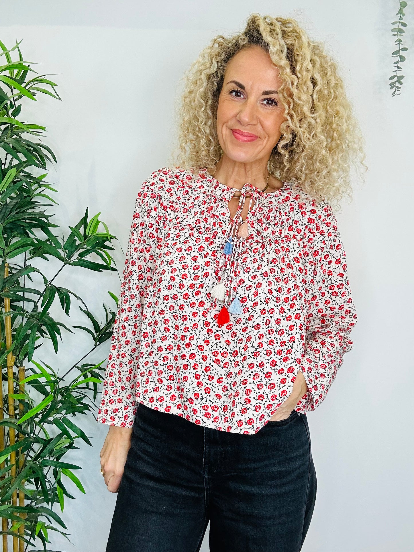 Floral Blouse - Size 34