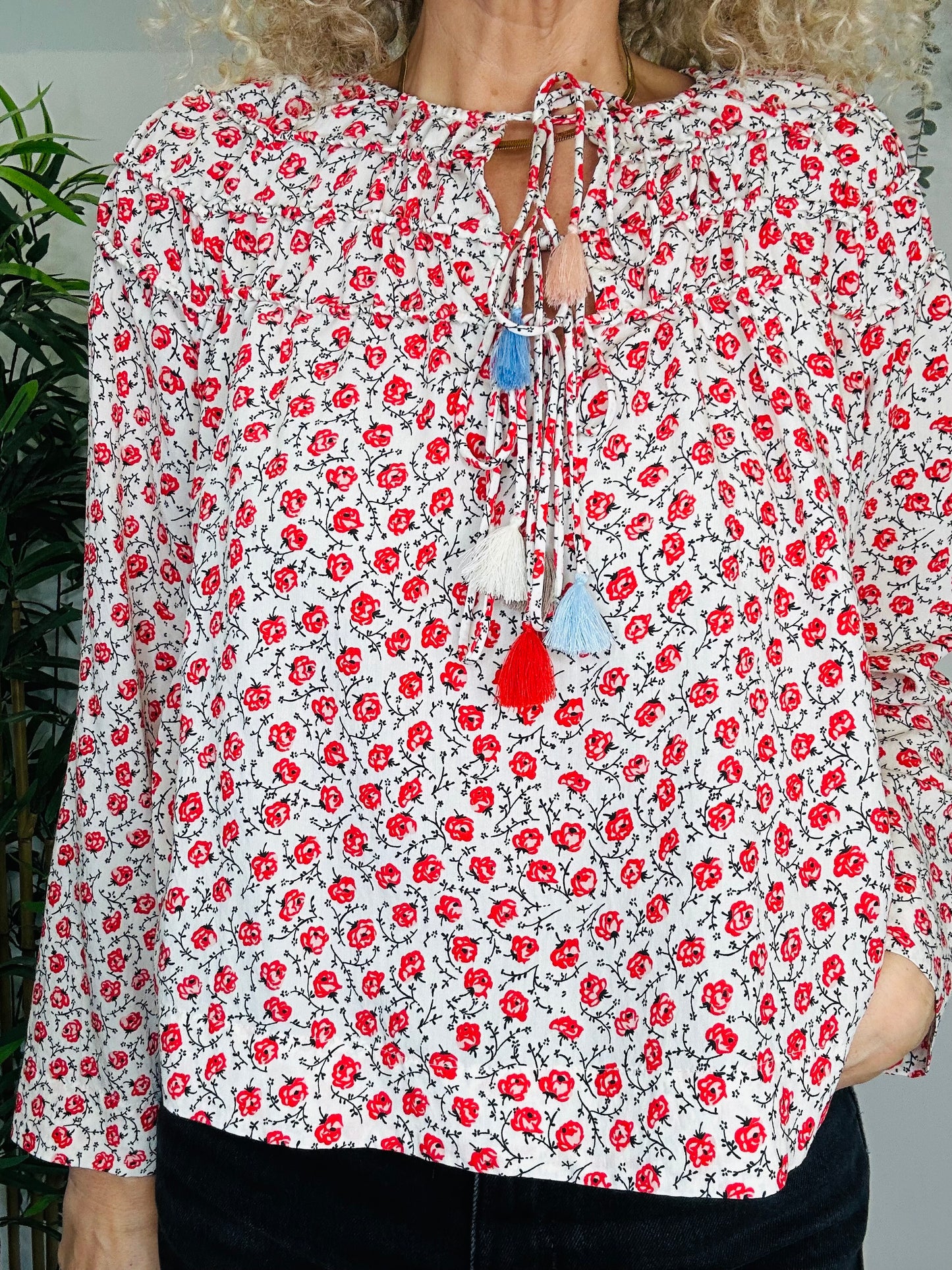 Floral Blouse - Size 34