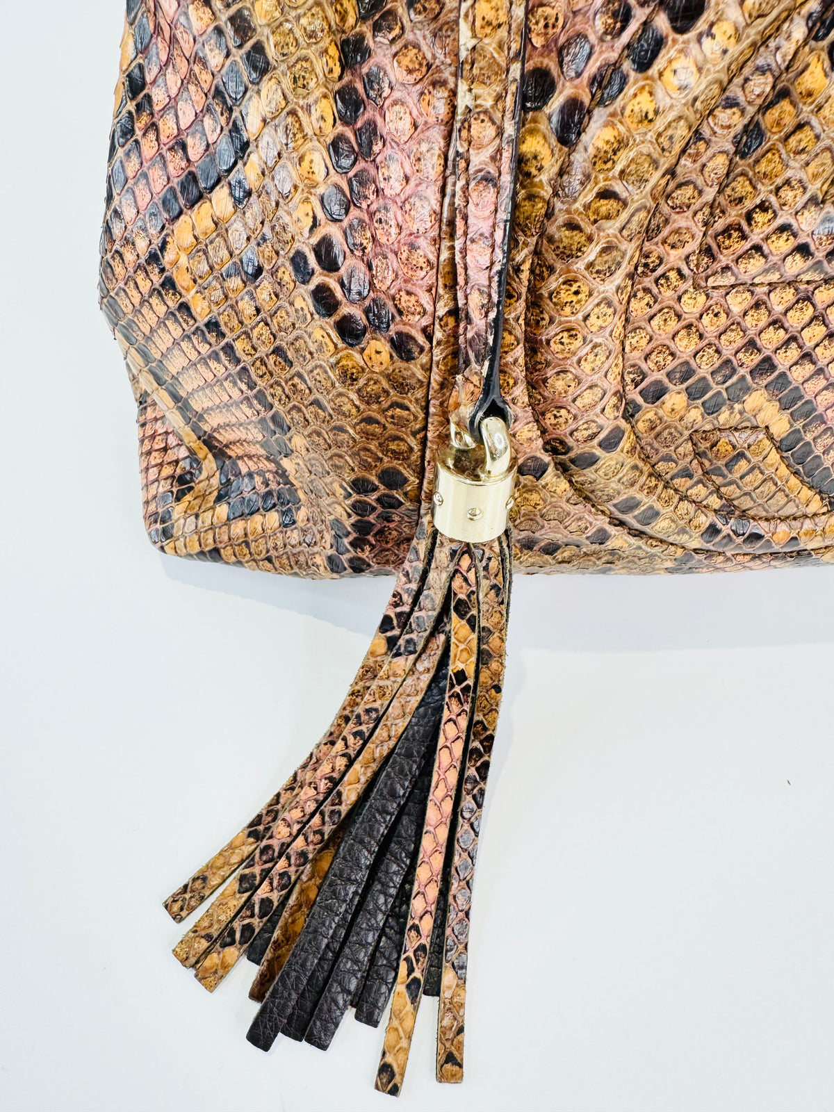 Soho Python Chain Shoulder Bag