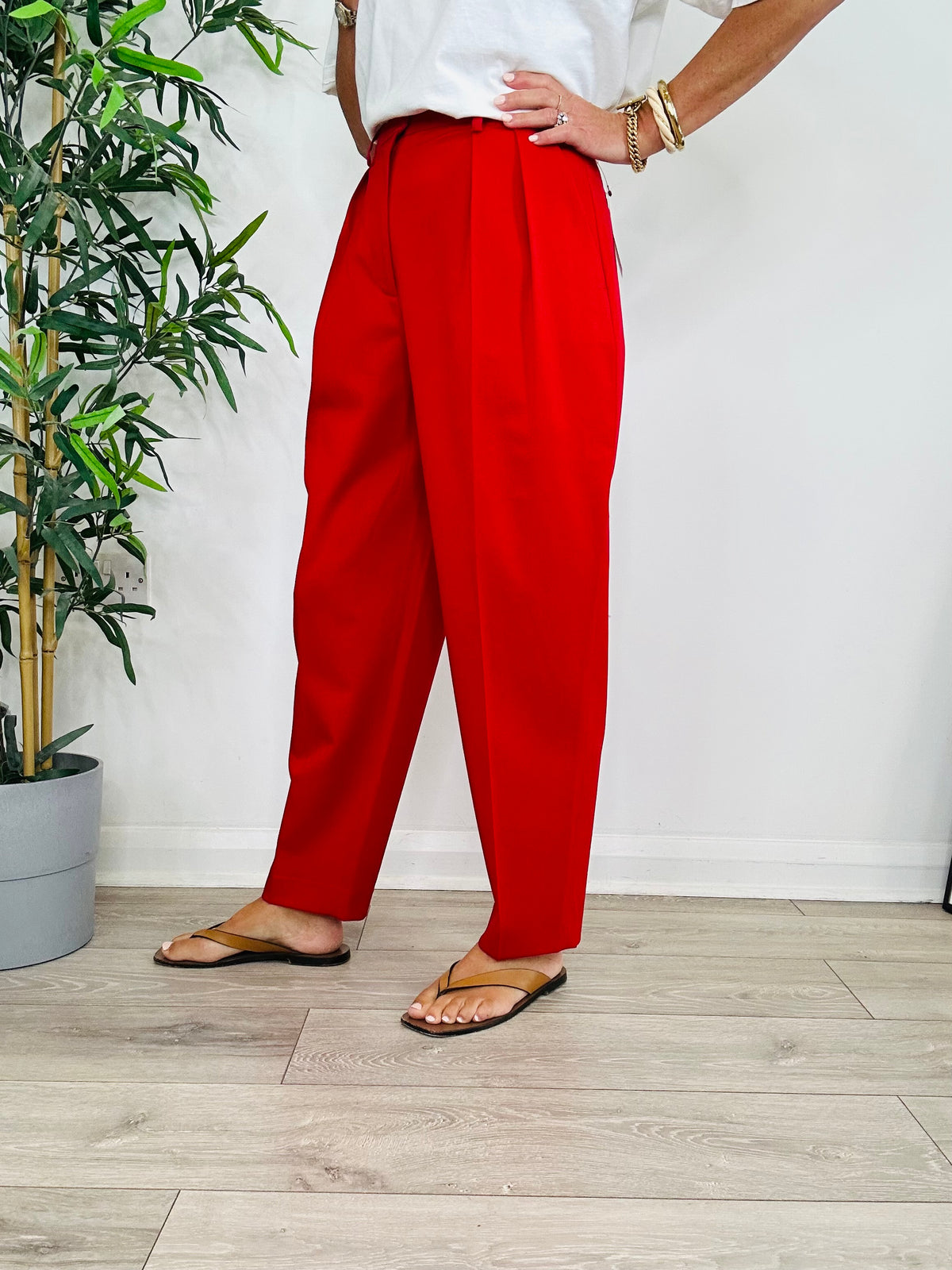 Tapered Trousers - Size 38