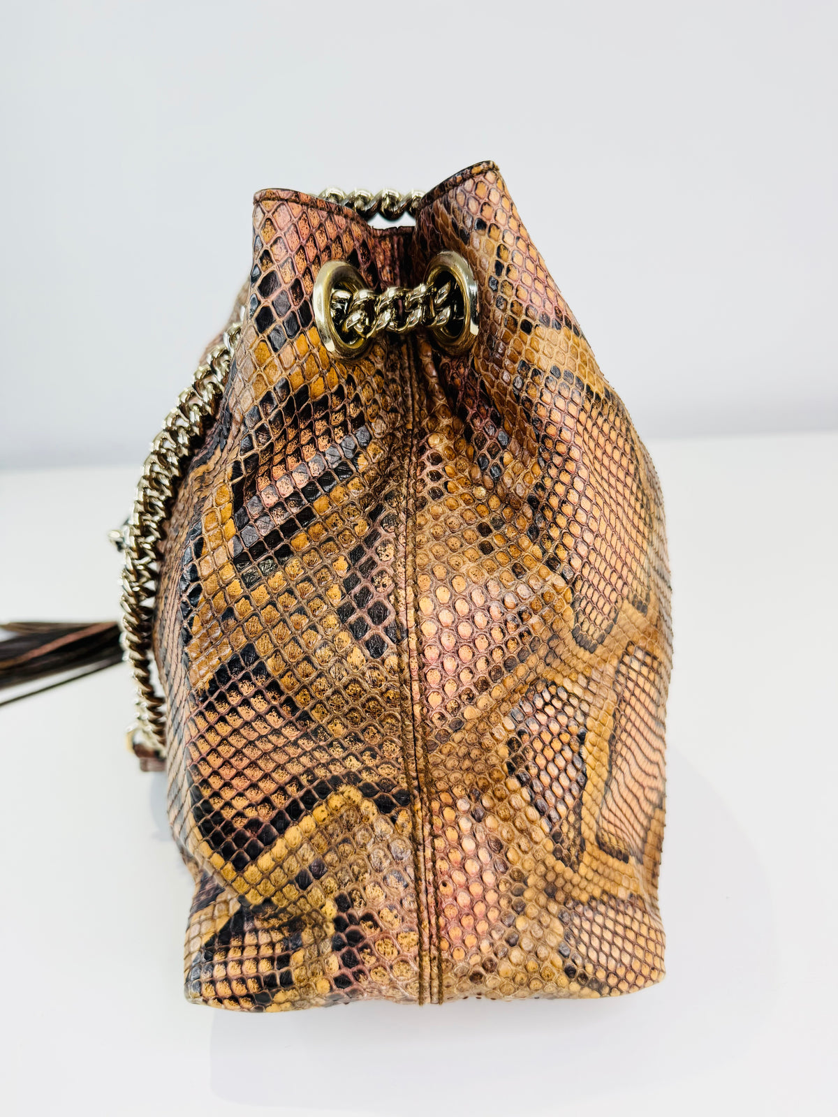 Soho Python Chain Shoulder Bag
