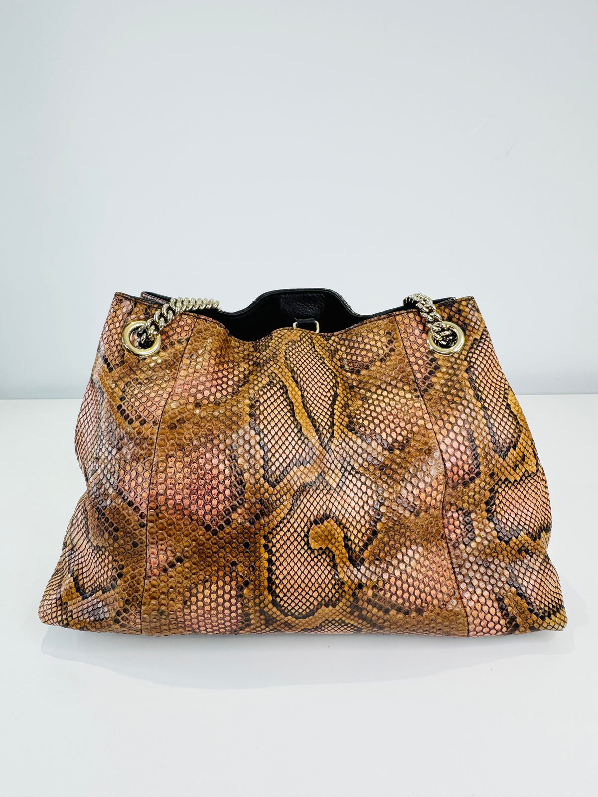 Soho Python Chain Shoulder Bag
