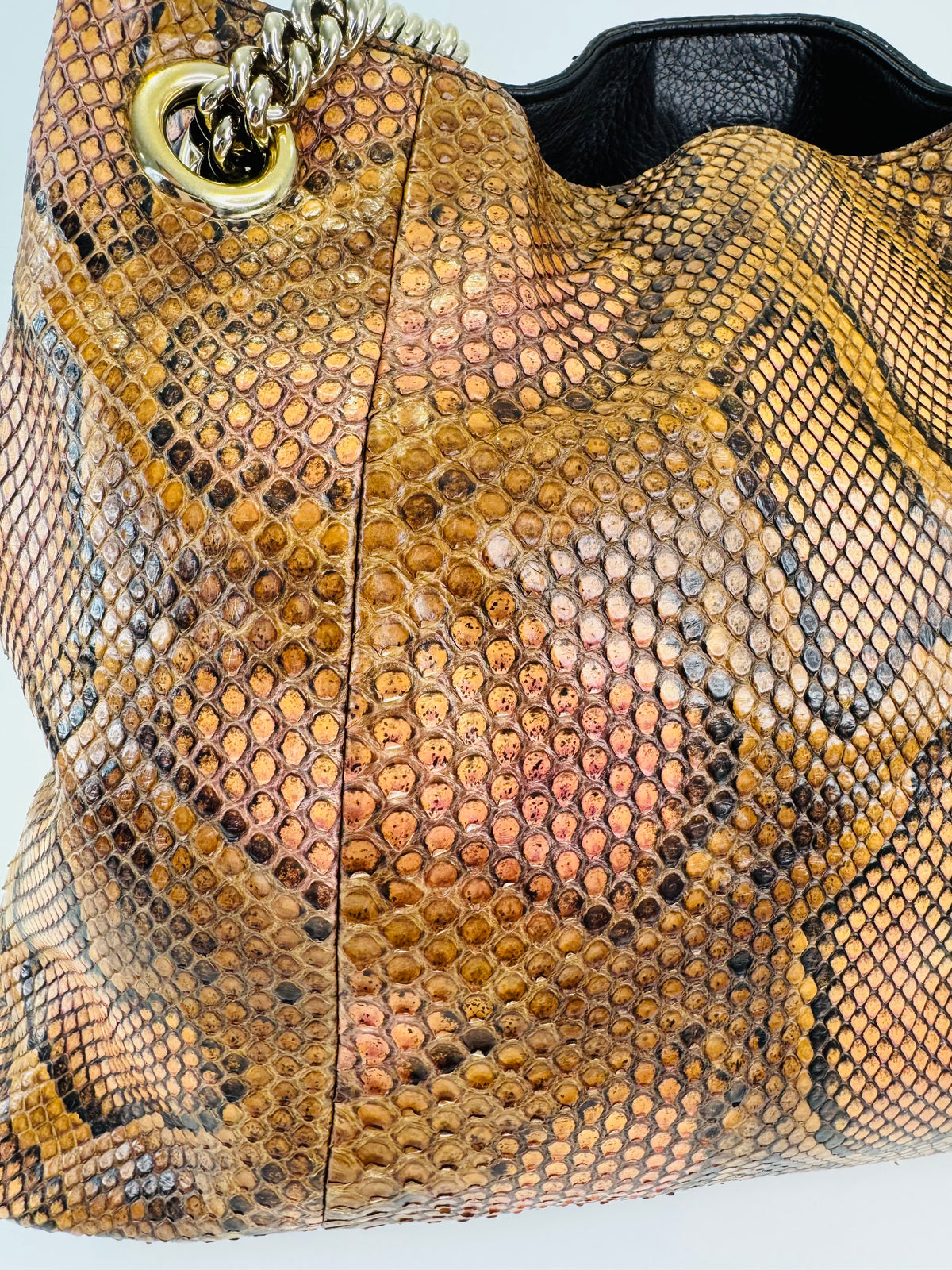 Soho Python Chain Shoulder Bag
