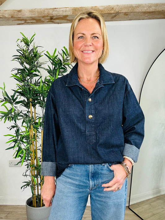 Harper Denim Shirt - Size XS