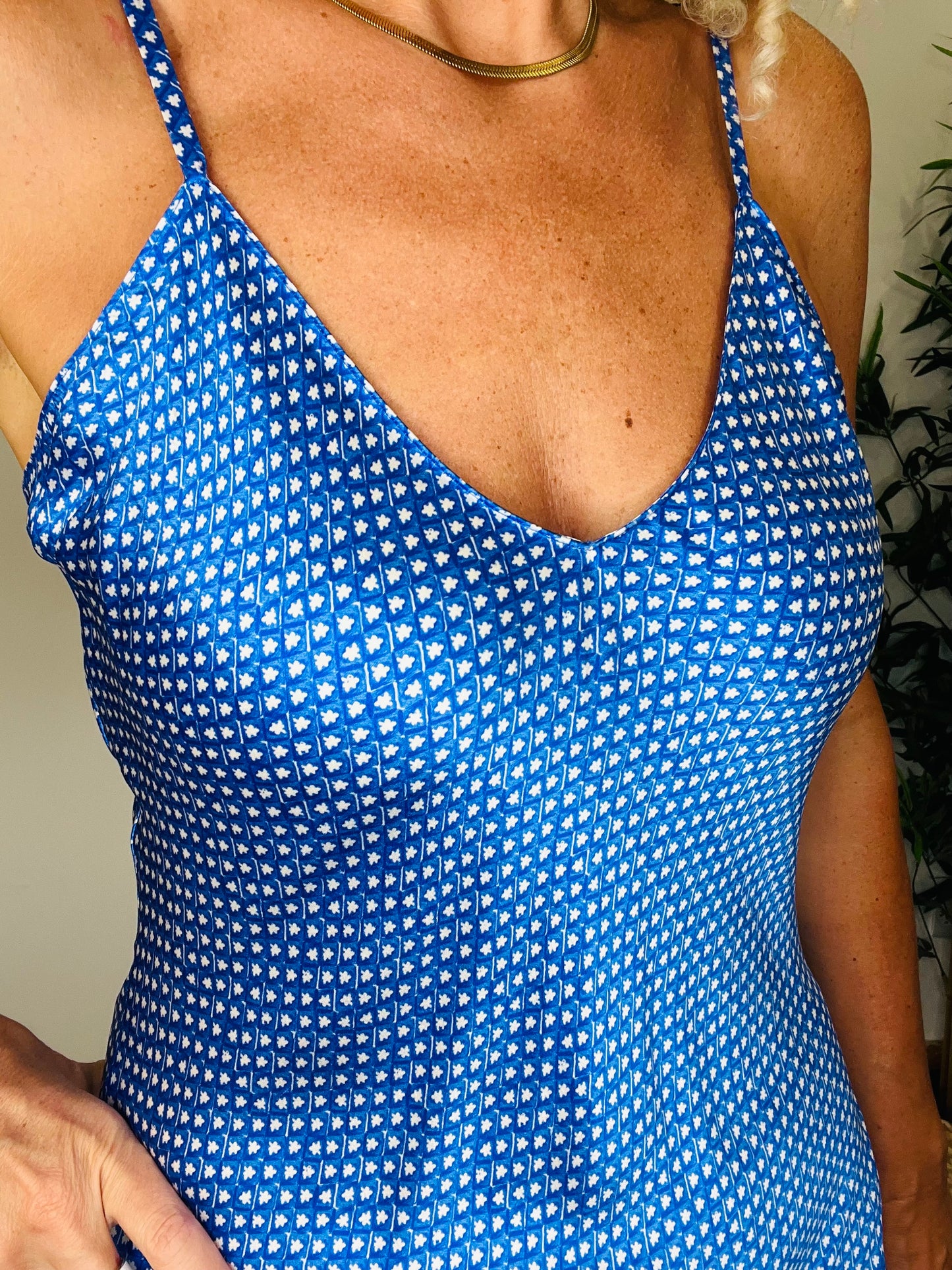 Silk Slip Dress - Size S