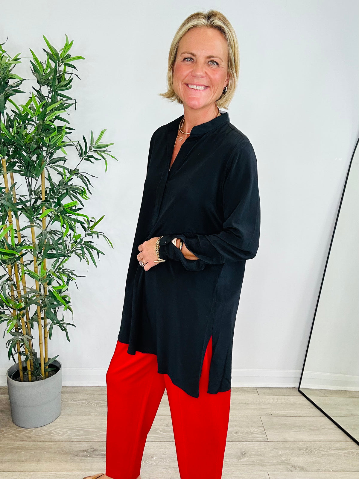 Silk Shirt - Size 38