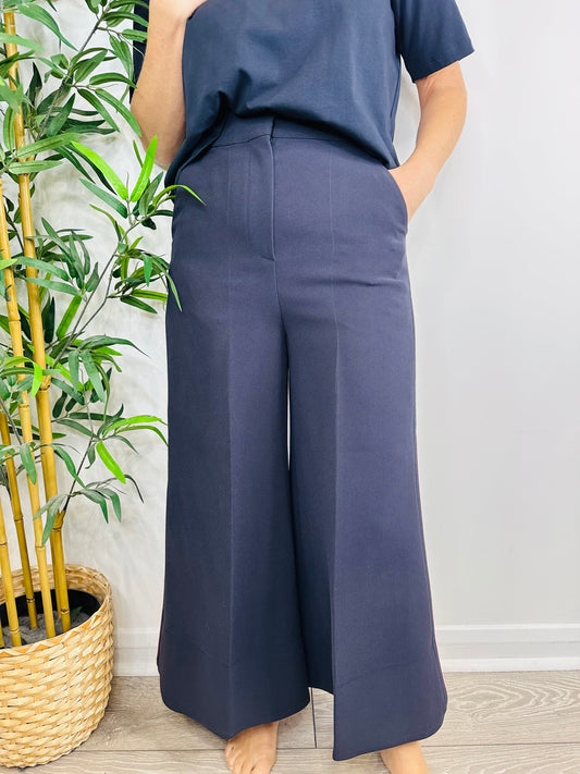 Wide Leg Trousers - Size 8