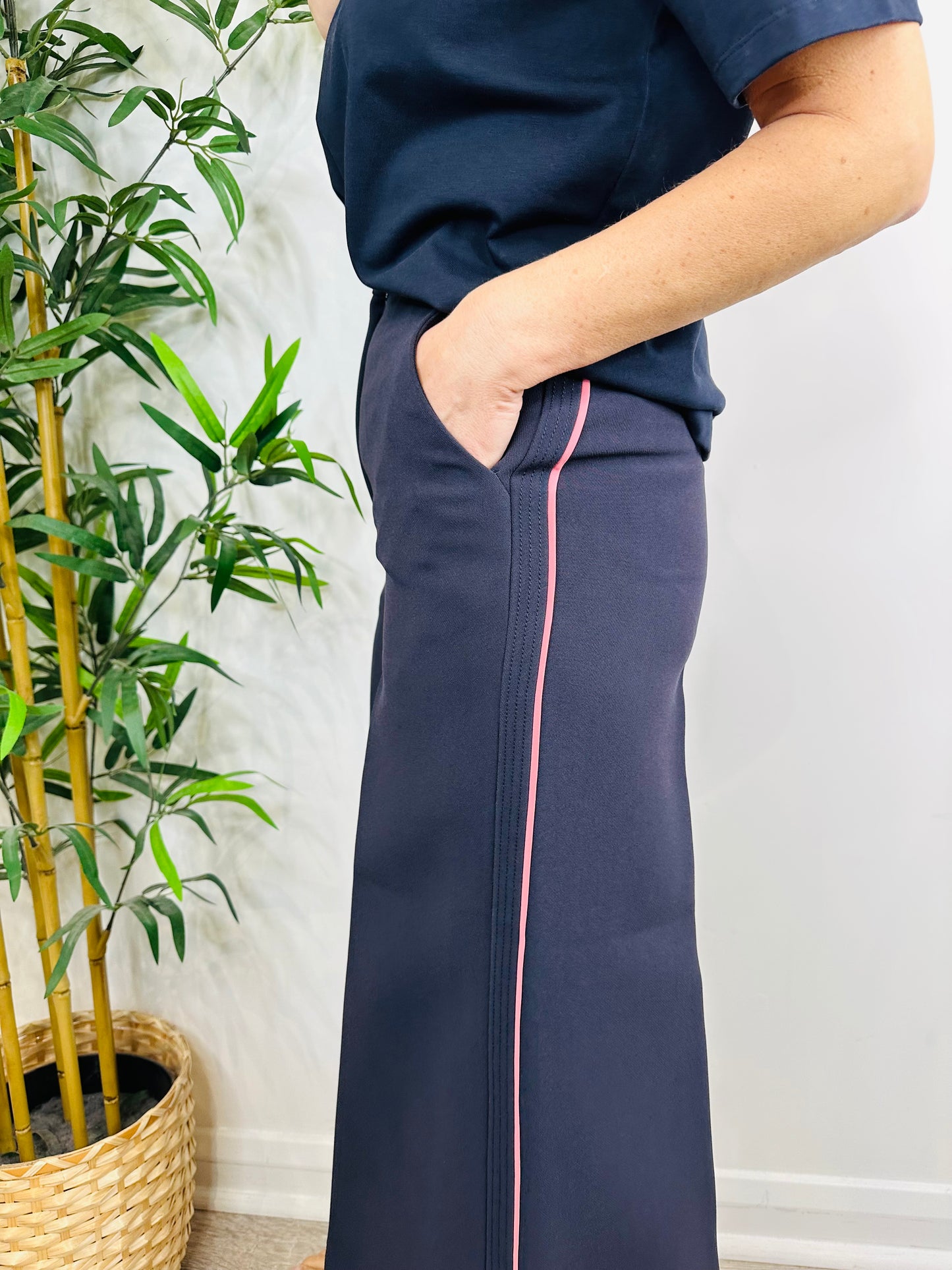 Wide Leg Trousers - Size 8