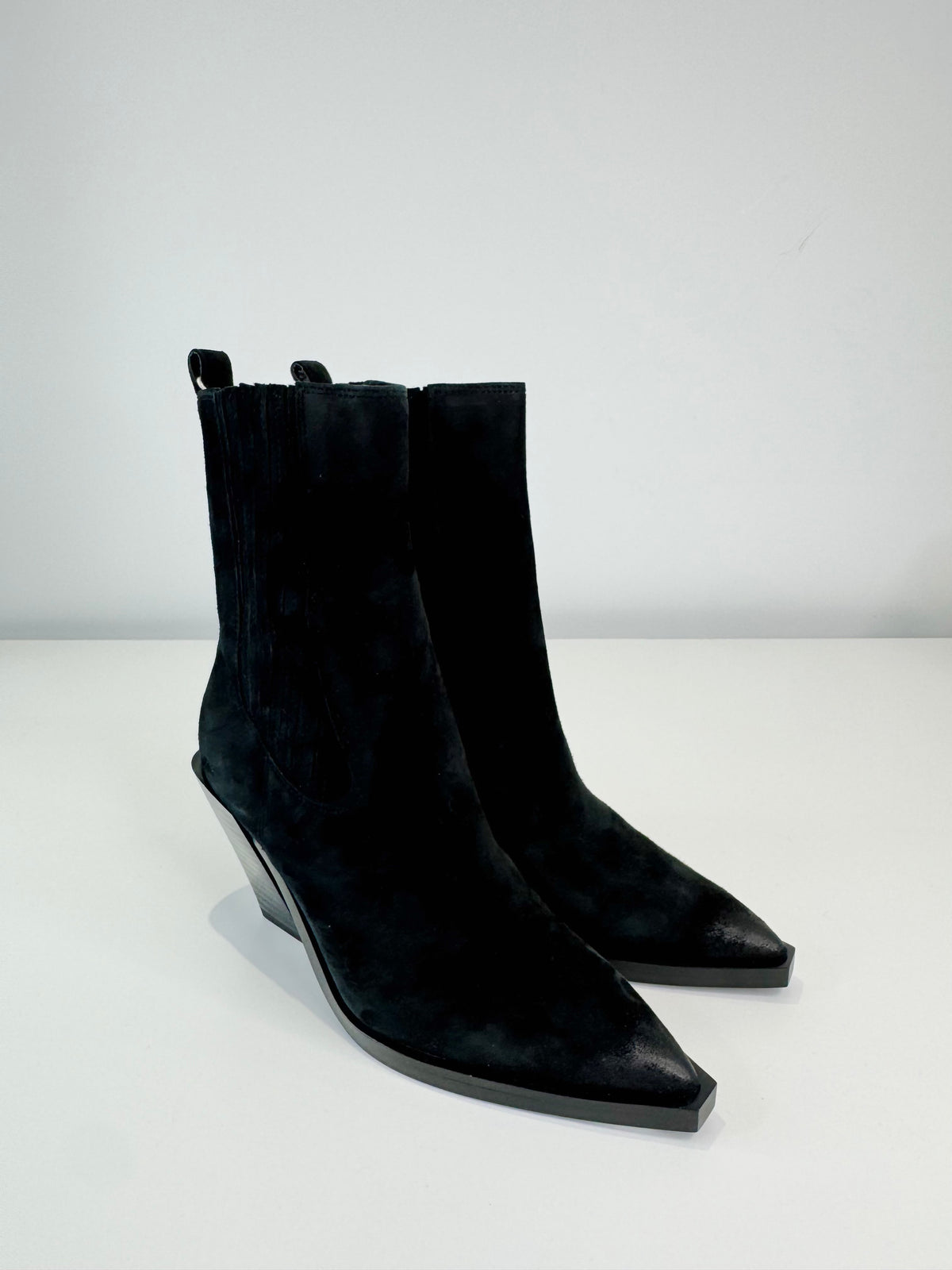 Mandey Suede Ankle Boots - Size 37