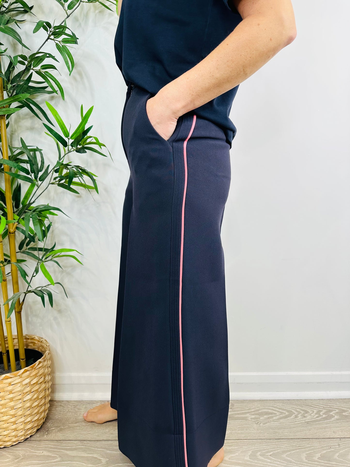 Wide Leg Trousers - Size 8