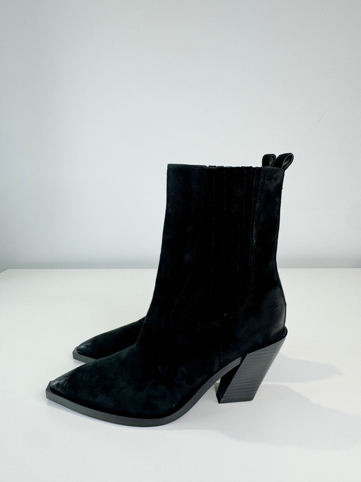 Mandey Suede Ankle Boots - Size 37