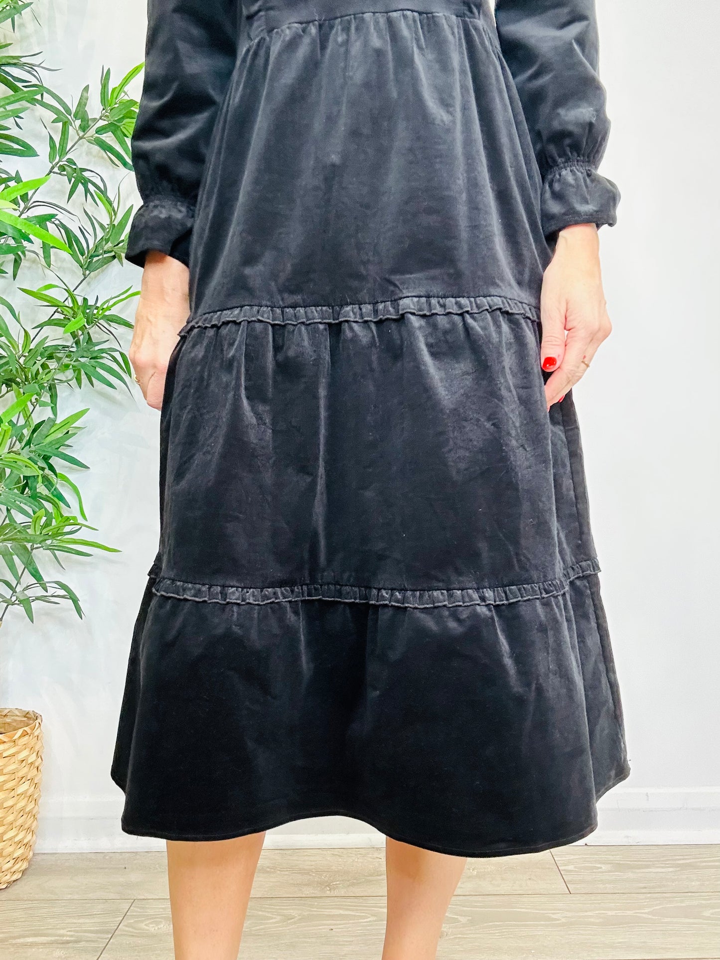 Needlecord Midi Dress - Size M