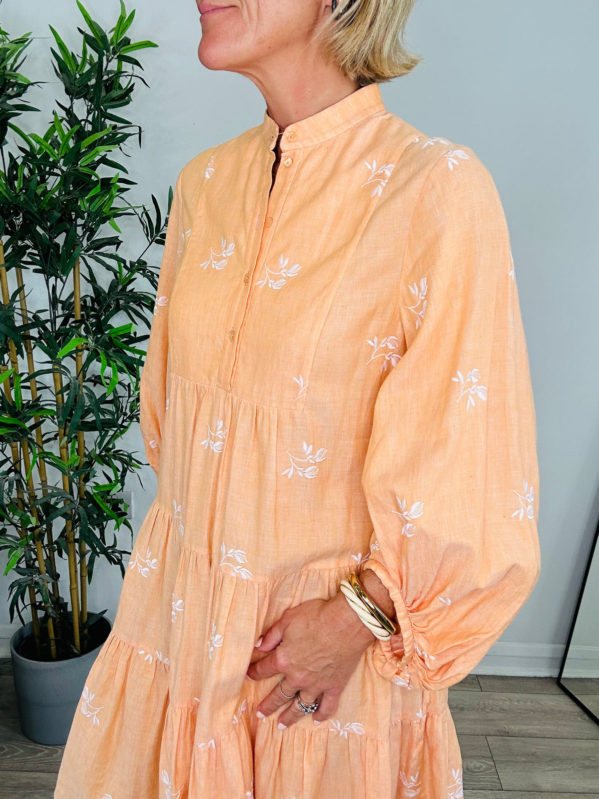 Winona Embroidered Dress - Size 10