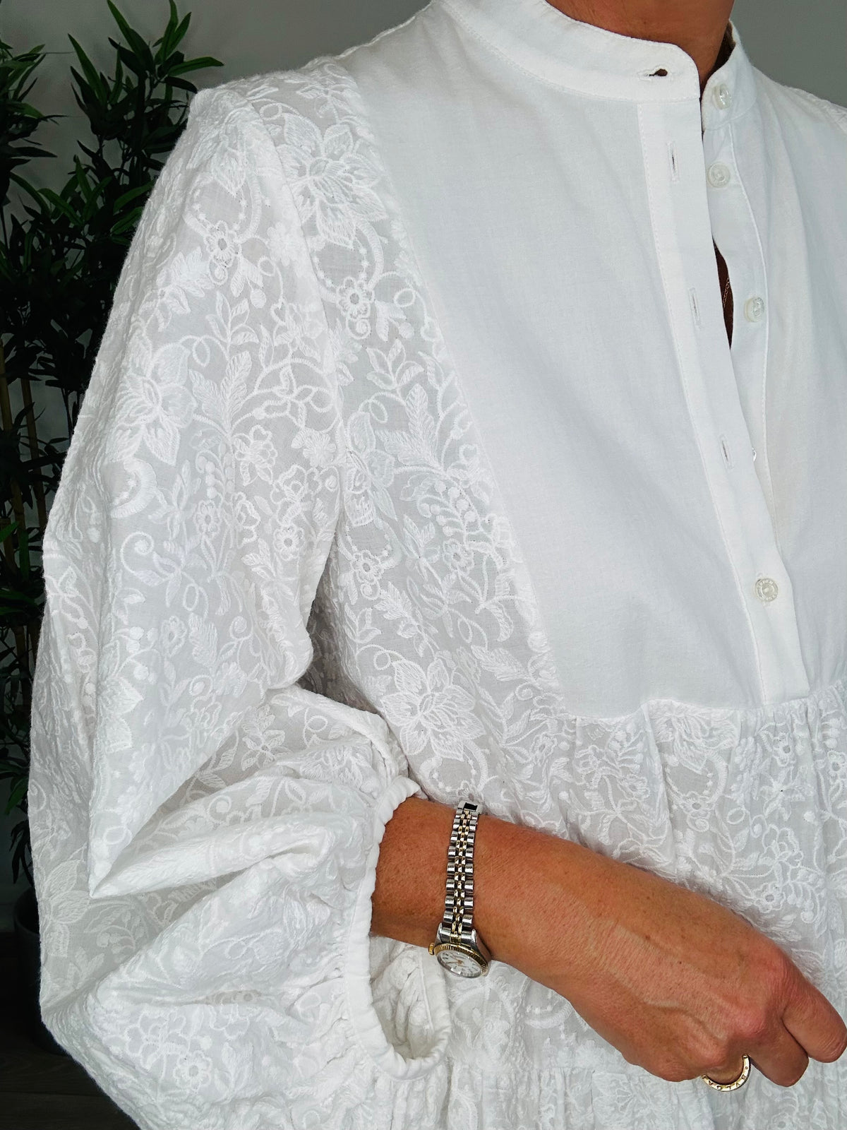 Winona Embroidered Dress - Size 10
