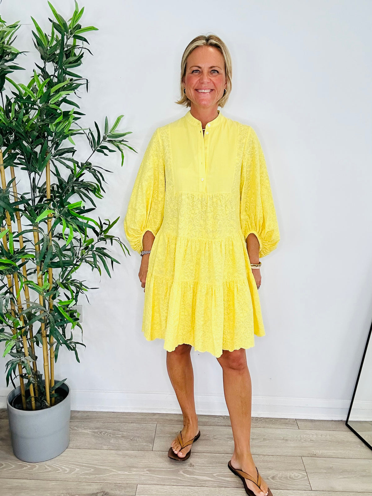 Winona Embroidered Dress - Size 10