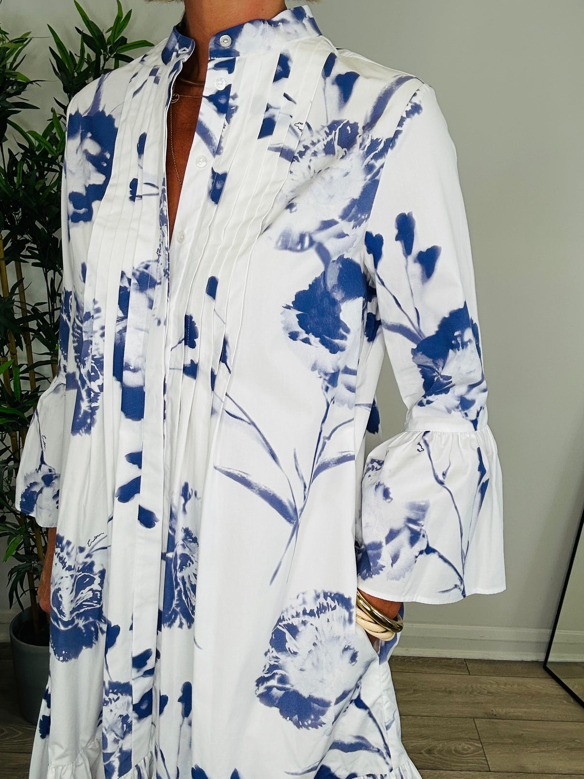 Patterned Cotton Dress - Size 8