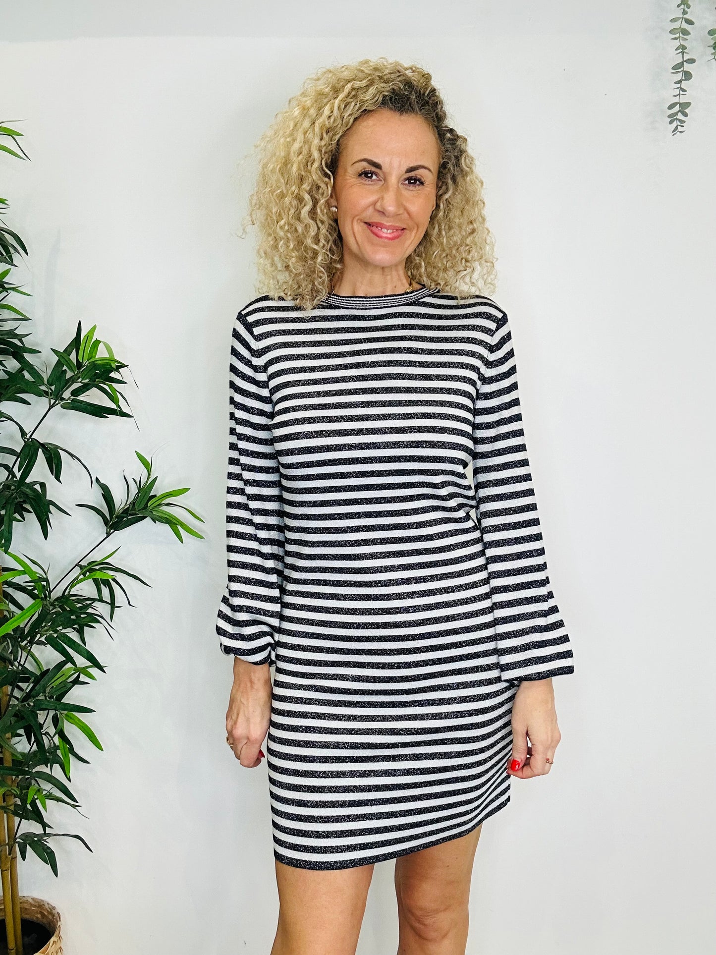 Sparkly Striped Dress - Size 3