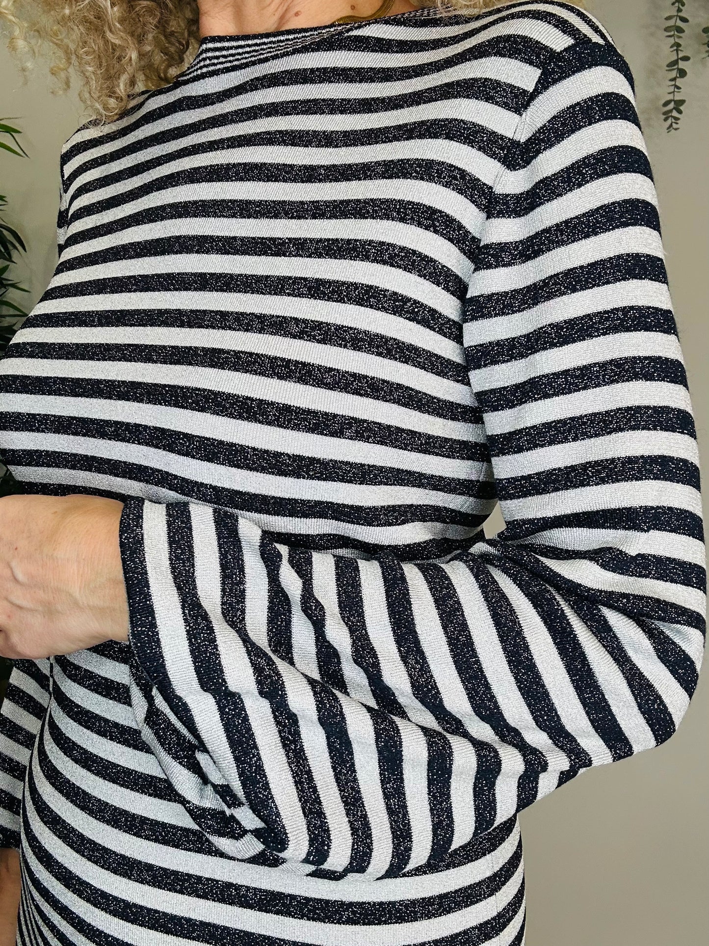 Sparkly Striped Dress - Size 3