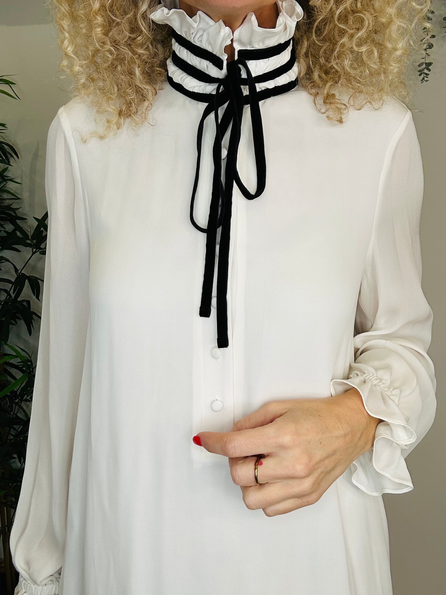 Short Silk Dress - Size 2