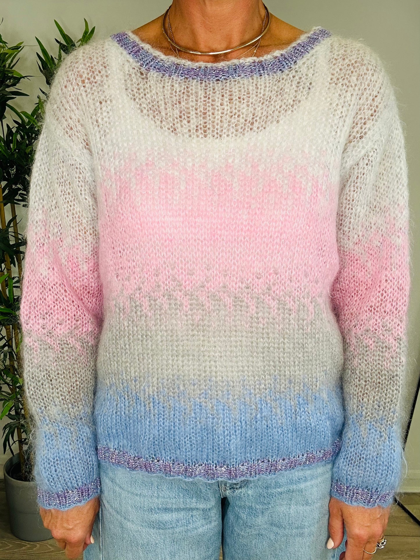 Ombre Mohair Jumper - Size 1