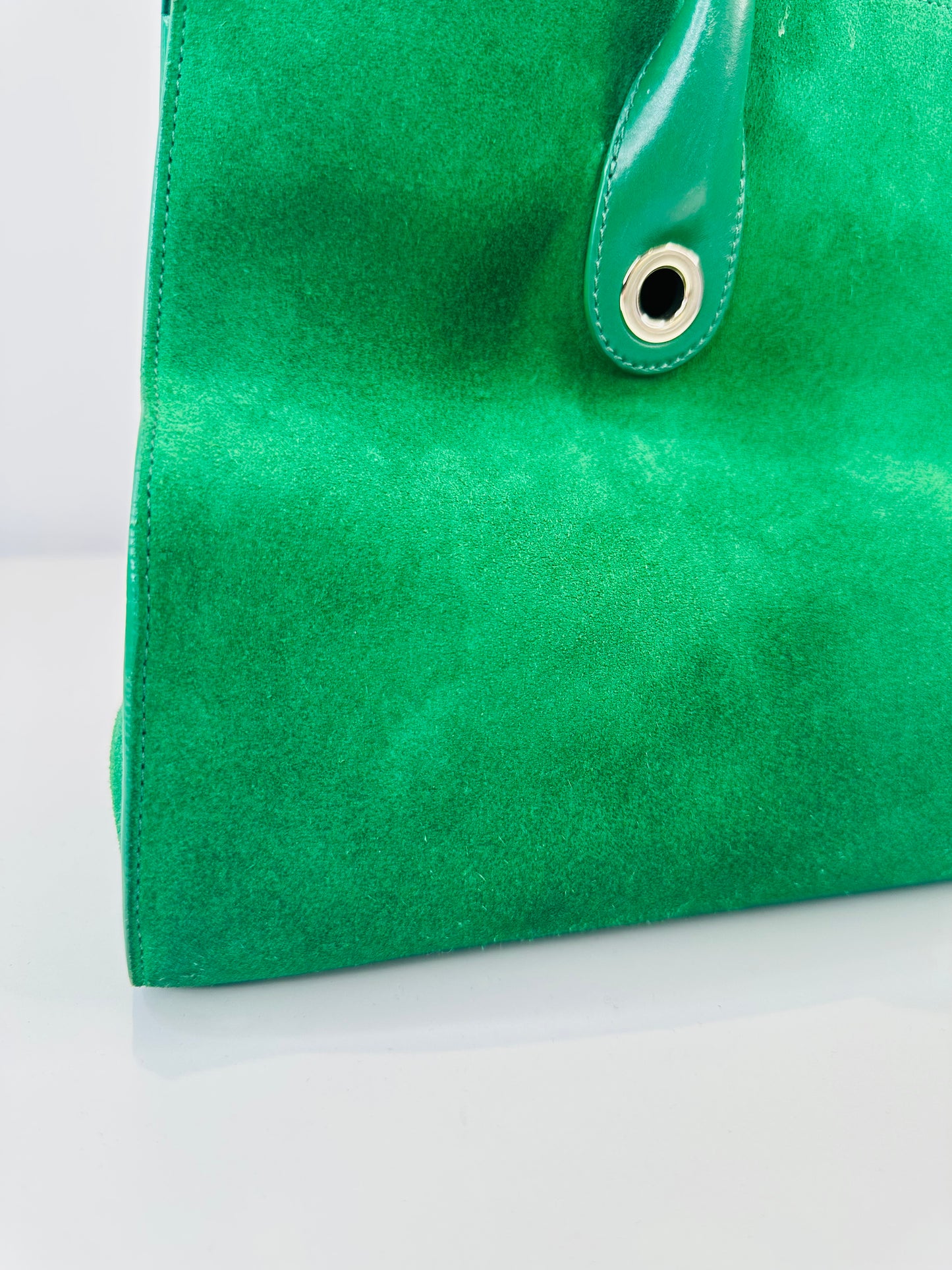 Suede Riley Tote Bag