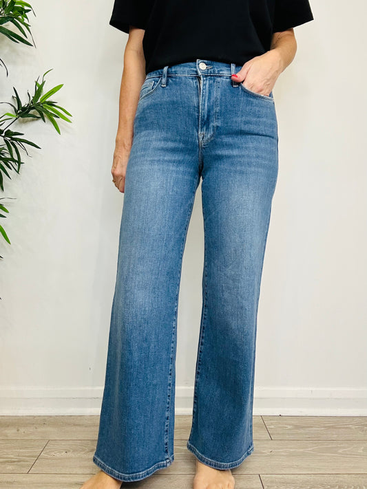 Slim Palazzo Jeans - Size 28