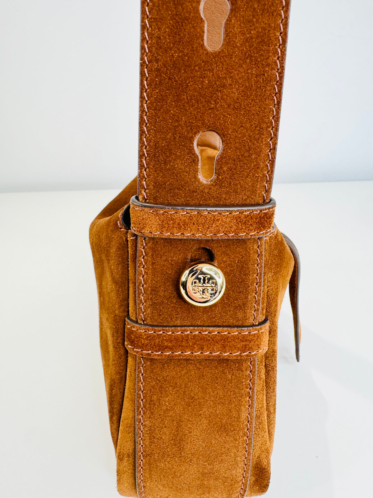 Small Romy Suede Shoulder Bag