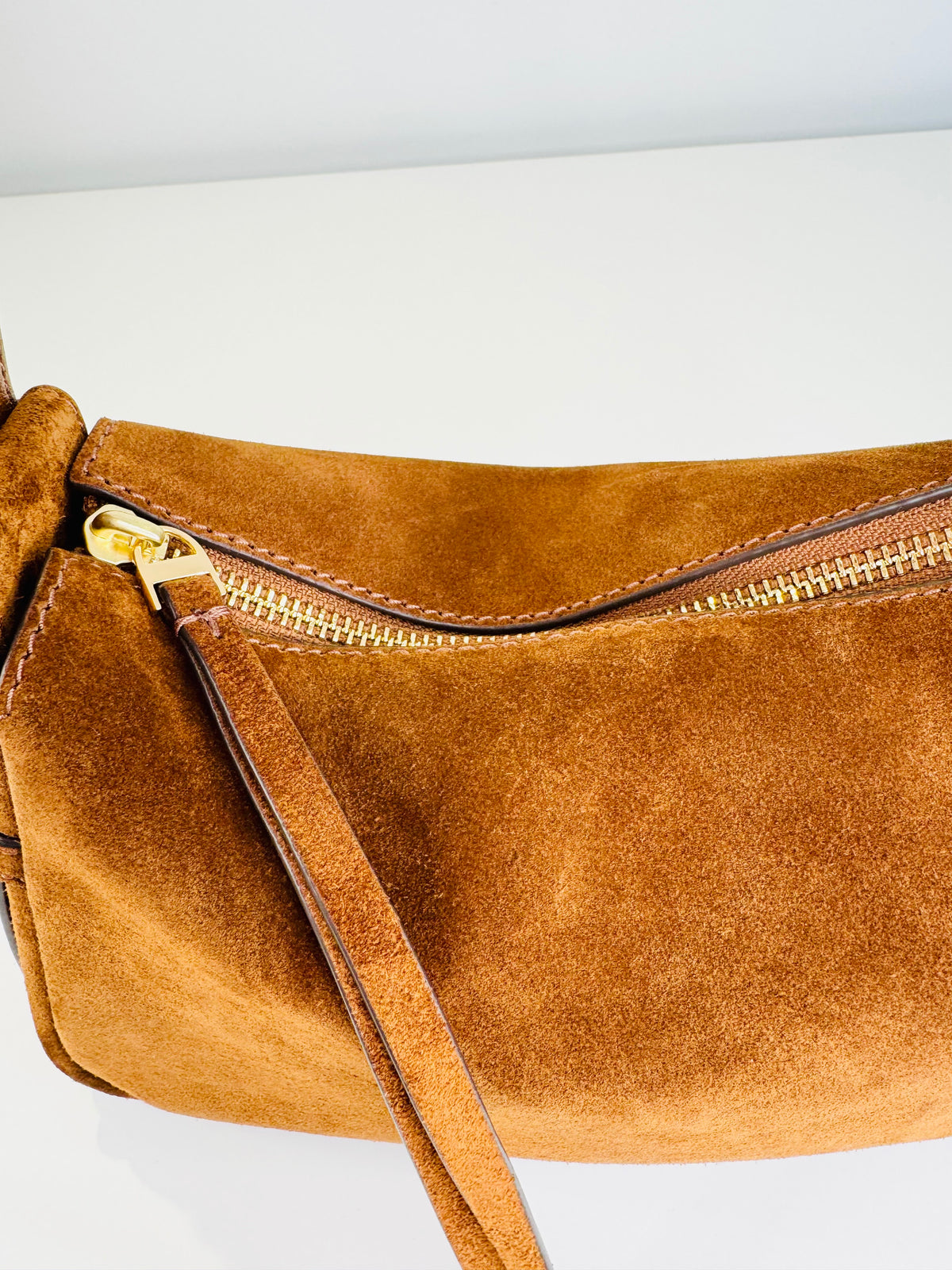 Small Romy Suede Shoulder Bag